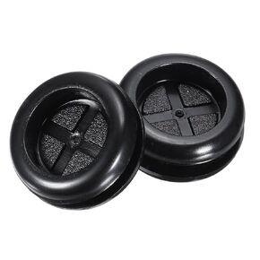 uxcell Rubber Grommet Round Double-Sided Mount Dia 28 mm ID 22 mm for Wire Protection 8pcs