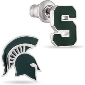 Stone Armory MSU Earrings for Women - Mix and Match Michigan State Spartan Earrings - Hypoallergenic Earrings for Sensitive Ears - MSU Spartans Jewelry