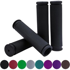 Bike Handlebar Grips 2 Pairs Comfortable Anti-Slip MTB Grips Rubber Bicycle Handle Grips for MTB BMX Mountain Bike