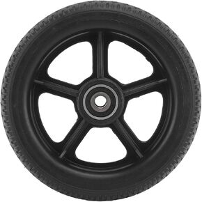 VBESTLIFE Scooter Solid Tire, 6.5 Inch Anti Slip Explosion Proof Rubber Electric Scooter Wheel with Hub for Replacement
