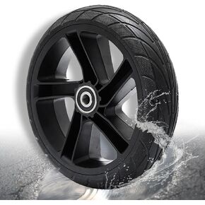 8 Inch Solid Tire, 8x2.125(159-42) 200x50 Tyre Replacement for Segway Ninebot ES1 ES2 ES3 ES4 E2 E2 Plus ES1L Electric Scooter, 200x50 8x2.0 inch Scooter Rear Wheels for Ninebot ES