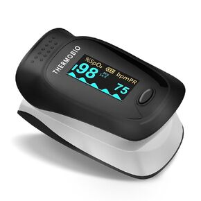 Fingertip Pulse Oximeter, Blood Oxygen Saturation Monitor, Heart Rate and Fast SpO2 Reading Oxygen Meter with Clear OLED Screen