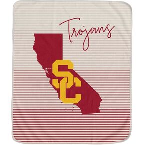 USC Trojans State Stripe Blanket