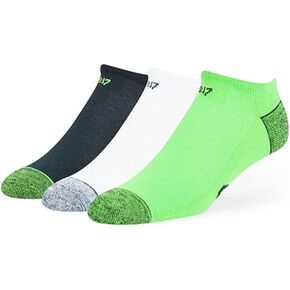 47 Seattle Seahawks No-Show Blade Motion Sport Socks - NFL 3 Pair Pack Knit Socks (Medium)