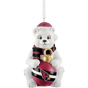 FOCO Denver Broncos Polar Bear Holiday Ornament