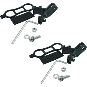 2PCS 34x17.5x43mm Bicycle Flashlight Light Mounting Bracket Plastic Flashlight Bracket Suitable for Flashlight
