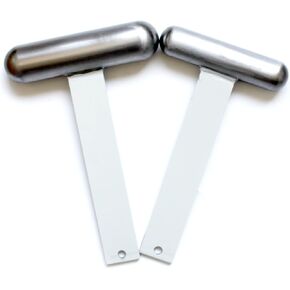 Straight Steel T-Dolly Set Large - 2 Piece