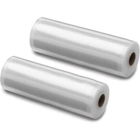 Cuisinart Universal BIODEGRADEABLE Vacuum Food Saver Sealer Bags (VSB-BD82C), 2-Pack, 8" inch x 10’ ft. Rolls, BPA Free, Microwave & Freezer Safe, Keep Food Fresh Longer