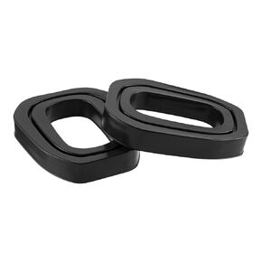ULTRX Gel Ear Cup Replacement Pads - Fits ULTRX Shield and Bionic Hearing Protection Headphones - Silicone Rubber Ear Covers for Noise Reduction - 1 Pair - Black