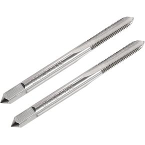 2Pcs ST4 x 0.7 Metric Machine Tap, HSS Straight Fluted Machine Tap Threading Milling Tap Thread Tap