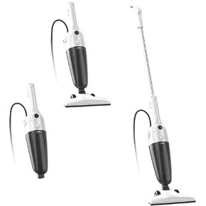Vacuum Cleaners for Home - Corded Stick Vacuum Cleaner, High Power Suction Vac for Pet Hair Carpet Hardwood Floor, Household Hand Lightweight Handheld Portable Car Vac,MC White