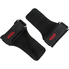 Weight Lifting Grips Workout Pads With Adjustable Wrist Straps - Gym Lifting Wraps For Powerlifting, Deadlifting, Pull Ups, & Cross Training - Ideal for Kettlebells, Barbell, & Olympic Lifts