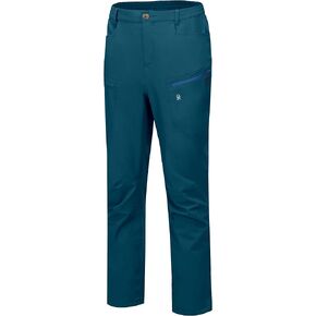 Little Donkey Andy Mens Rain Pants Waterproof Lightweight Breathable Rainproof Pants for Hiking Golf Fishing Cyan Blue L