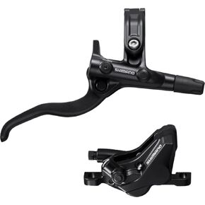 Shimano Deore BL-M4100/BR-MT420 Disc Brake and Lever - Rear, Hydraulic, Resin Pads, Gray