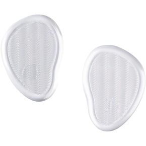 Gel Pads for Ball of Foot, Repositionable Cushion Protect and Relieve Metatarsal, Sesamoid Pain Non Slip Heel Pads Clear