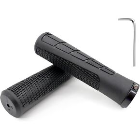 Bike Handlebar Grips,Single Lock on Bicycle Handle Bar,Comfortable Anti-Slip,for Mountain, Beach Cruiser, Scooter, Folding Bike 22.2mm US236