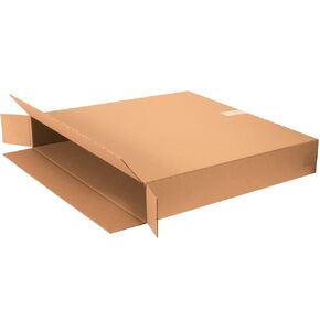Choice Shipping Supplies 38' x 8' x 26' Corrugated Cardboard 32-37' Flat-Panel TV Boxes, Kraft, Pack of 5, for Shipping, Packing and Moving, by Choice Shipping Supplies (CS38826FPFOL)