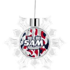 Samford University Snowflake Christmas Tree Ornament Decoration for Tree Party Home Holiday Decor (Samford University 3)