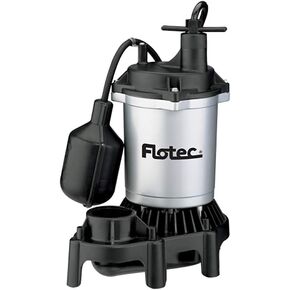 Flotec FPZS50T Submersible Sump Pump with Tethered Float Switch, 4200 GPH, 1/2 Hp, 115 Vac, 60 Hz