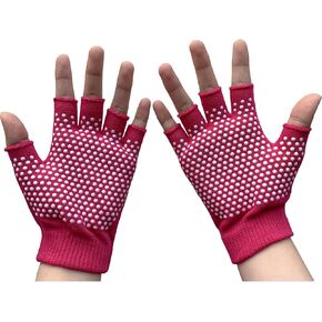 Yoga Gloves & Socks Set with Grips, Non Slip for Women Yoga/Dance/Pilates/Workouts with Toes Y-G-YG6
