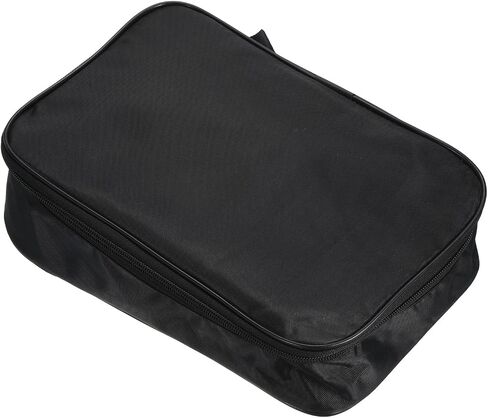 PATIKIL 11" x 7" Ping Pong Paddle Case, Table Tennis Racket Case Soft Cover Container Bag for Sports Accessories, Black in Saudi Arabia