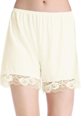 MANCYFIT Pettipants للنساء نصف زلة Culotte شورت تنورة مقسمة دانتيل قص 4 بوصة درزة داخلية in Kuwait