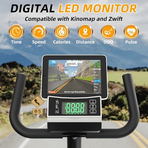 VANSWE Recumbent Exercise Bike for Adults Seniors - Recumbent Bikes for Home with Magnetic Resistance, Bluetooth and App Connectivity, Pulse Sensor in Saudi Arabia