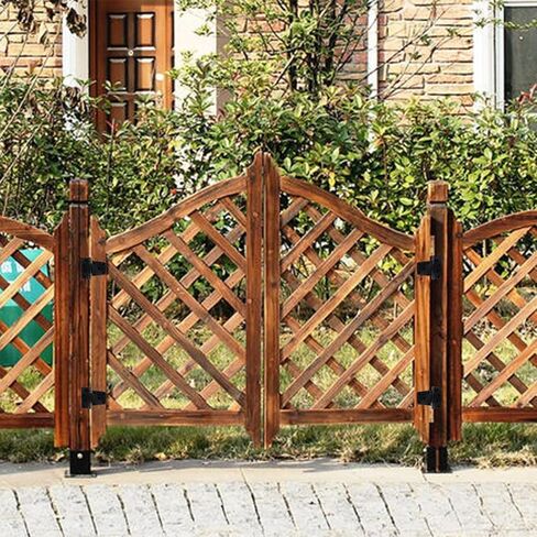 Heavy Duty Gate Hinges 3.5 inch 4 Pack, Black Door Shed Hinges Square Barn Hinges for Shed Barn Wood Fence Gate (Included Screws) in Saudi Arabia