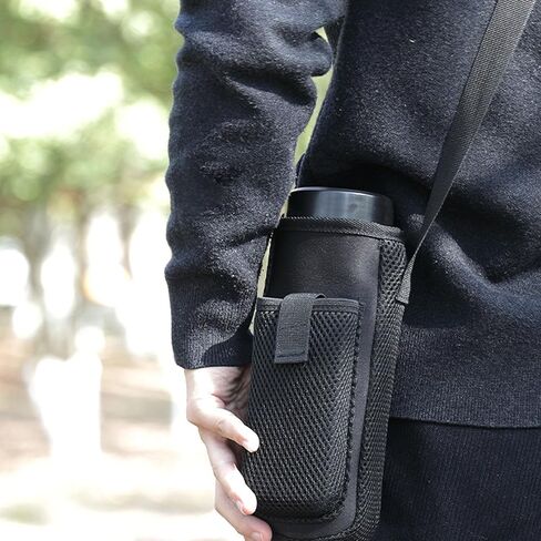 حقيبة سفر مبرد الأنسولين، زجاجة تجميد القلم قابلة لإعادة الاستخدام، حقيبة حمل أنسولين محمولة مثالية لطب السكري (أسود) in Saudi Arabia