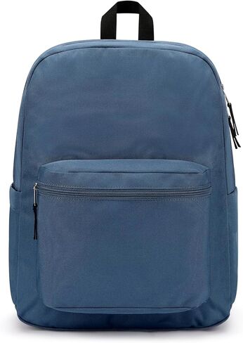 حقيبة ظهر ZORFIN سوداء للسفر للعمل المدرسي: حقيبة كتب خفيفة الوزن للفتيات والفتيان - حقائب ظهر مقاومة للماء للرجال والنساء in Kuwait