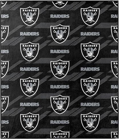 بطانية Northwest NFL Las Vegas Raiders كبيرة الحجم للجنسين للبالغين، مقاس 60 بوصة × 70 بوصة، ناقل حركة in Saudi Arabia