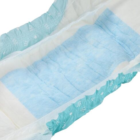 CutiePlusU Adult Diapers 10 Pieces, Disposable Incontinence Briefs with Tabs for Women and Men, Maximum Overnight Absorbency- Castle Prince (Large 37"-47") in Saudi Arabia
