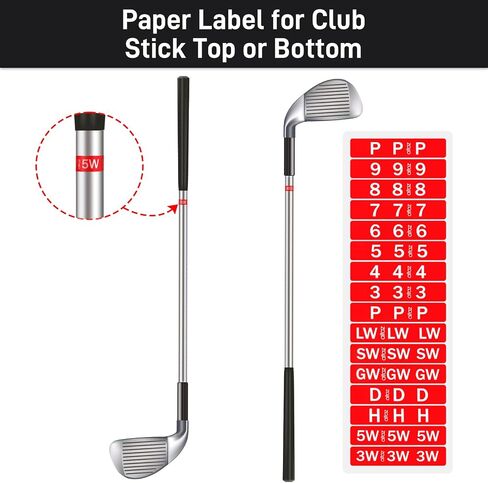 Altaz Golf Club Bag Slot Tag Golf Rack Storage Organize Slot Tags Label for Golf Bag in Saudi Arabia