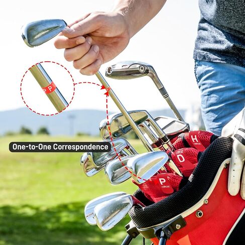 Altaz Golf Club Bag Slot Tag Golf Rack Storage Organize Slot Tags Label for Golf Bag in Saudi Arabia