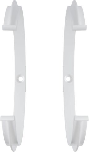 Repa Market 4" Inch Plastic Pipe Support Clamps for Round HVAC Ducts - 2-Pack / 4 Pieces - Wall and Ceiling Mount Brackets - Secure and Lightweight Mounting for Your Ventilation Systems in Saudi Arabia