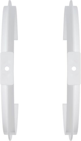 Repa Market 4" Inch Plastic Pipe Support Clamps for Round HVAC Ducts - 2-Pack / 4 Pieces - Wall and Ceiling Mount Brackets - Secure and Lightweight Mounting for Your Ventilation Systems in Saudi Arabia