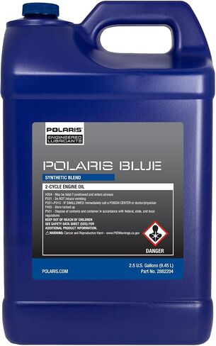Polaris Premium Synthetic Blend 2-Stroke Engine Oil 1 Gallon Jug OEM 2875036 2882202 in Saudi Arabia