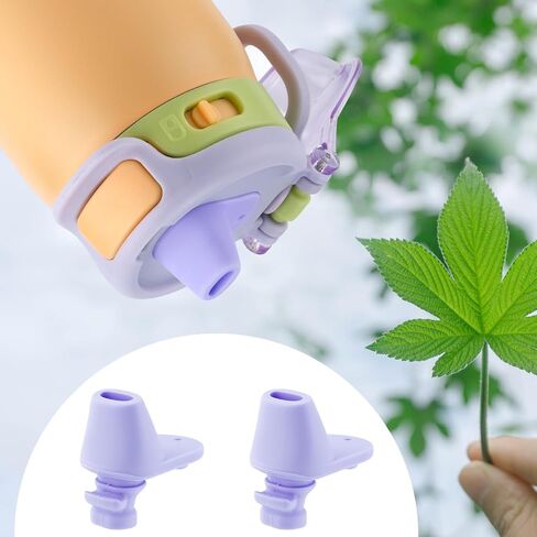 2pcs Spout Replacement for Ello Pop & Fill, 22oz/32oz Silicone Water Bottle Spout No BPA Water Bottle Mouthpiece Replacement Compatible with Ello Pop & Fill (Skin Color) in Kuwait