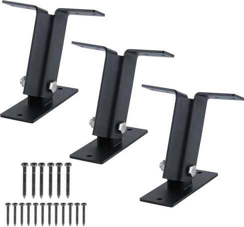 Roof Riser Beam Bracket Kit, Adjustable Heavy Duty Roof Mount Bracket for Wood Patio Cover Pergola Gazebo Canopies in Saudi Arabia