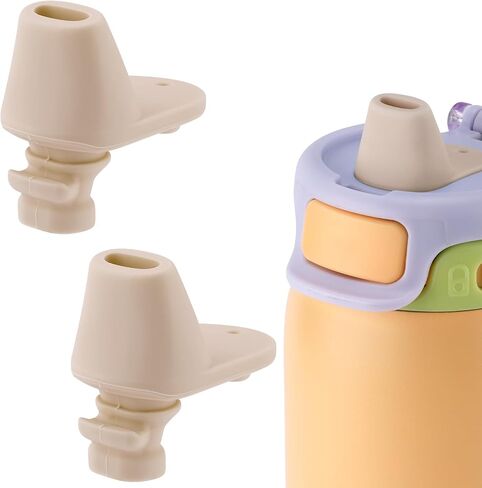 2pcs Spout Replacement for Ello Pop & Fill, 22oz/32oz Silicone Water Bottle Spout No BPA Water Bottle Mouthpiece Replacement Compatible with Ello Pop & Fill (Skin Color) in Kuwait