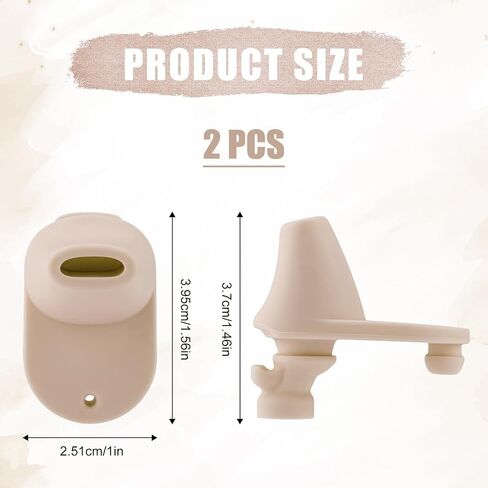 2pcs Spout Replacement for Ello Pop & Fill, 22oz/32oz Silicone Water Bottle Spout No BPA Water Bottle Mouthpiece Replacement Compatible with Ello Pop & Fill (Skin Color) in Kuwait
