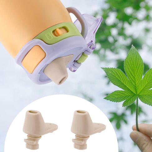 2pcs Spout Replacement for Ello Pop & Fill, 22oz/32oz Silicone Water Bottle Spout No BPA Water Bottle Mouthpiece Replacement Compatible with Ello Pop & Fill (Skin Color) in Kuwait