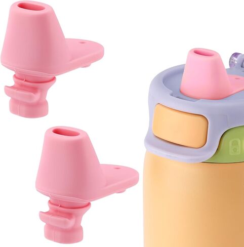 2pcs Spout Replacement for Ello Pop & Fill, 22oz/32oz Silicone Water Bottle Spout No BPA Water Bottle Mouthpiece Replacement Compatible with Ello Pop & Fill (Skin Color) in Kuwait