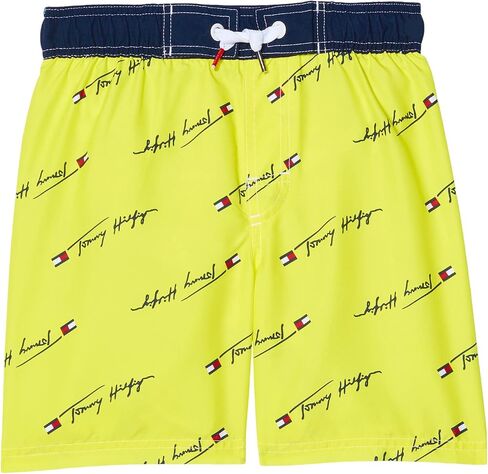 سروال سباحة للأولاد من Tommy Hilfiger Tommy Logo Script (للأطفال الكبار) Tommy Red MD (12-14 طفل كبير) in Kuwait