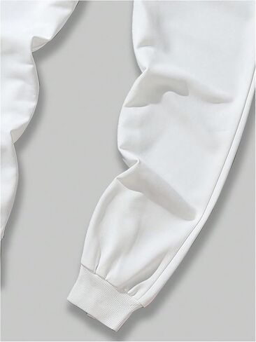 WDIRARA Men's Floral Letter Graphic Print Drawstring Waist Tie Front Sweatpants in Kuwait