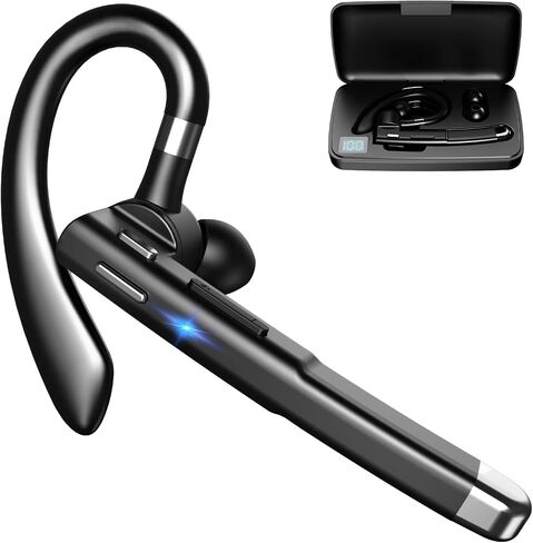 Bluetooth Headset, Bluetooth Wireless Earpiece with mic Trucker Headset for Phone Case Office Phones with Built-in Microphone Manos Libres Noise Cancelling in Saudi Arabia