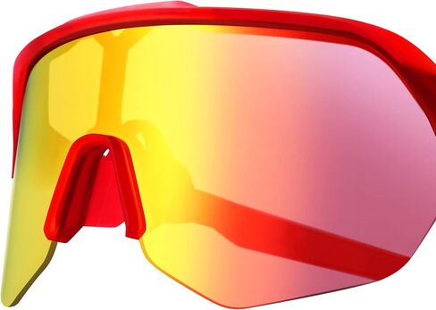 HD Cycling Sunglasses, Sports Glasses UV400 for Men Women Adult Cycling Running Fishing TR90 Extra Clear Lens in Saudi Arabia