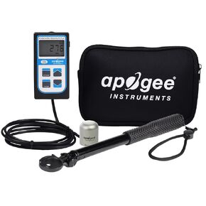 Apogee Instruments-MQ-510/AM-330 - Underwater/Reef Tank, Full-Spectrum Quantum PAR Meter Bundled w/AM-330 Telescoping, Submersible Sensor Wand - Includes Apogee Instruments Neoprene Case