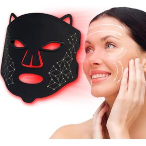 Red Light Therapy for Face, Near-Infrared 850nm Red Light Therapy Device for Rejuvenation LED Face Mask Home Photon Skincare Beauty Mask