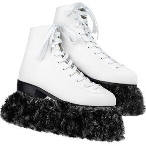 Ice Skate Guards Fuzzy Ice Skate Soakers Skate Guards Hockey Soakers for Figure Skates Skate Guards for Girls Boys Youth Women Men Adult